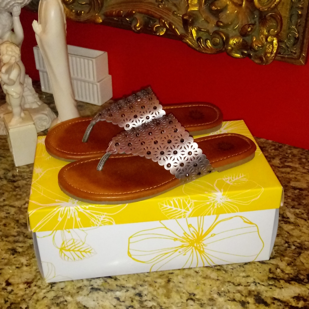 0129 Yellow Box Tessie Sandal